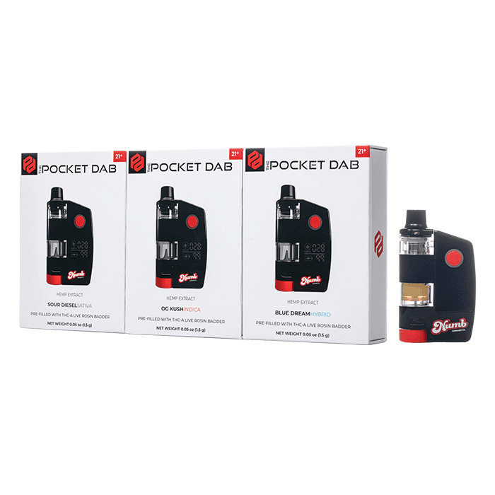 Numb Pocket Dab THCA Live Rosin Disposable 2.5G