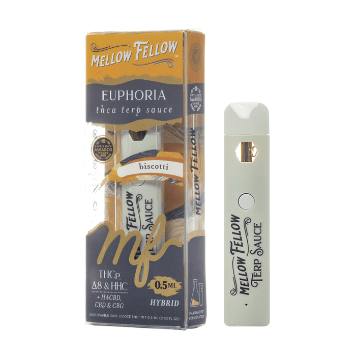 Mellow Fellow Euphoria THCa Terp Sauce Disposable