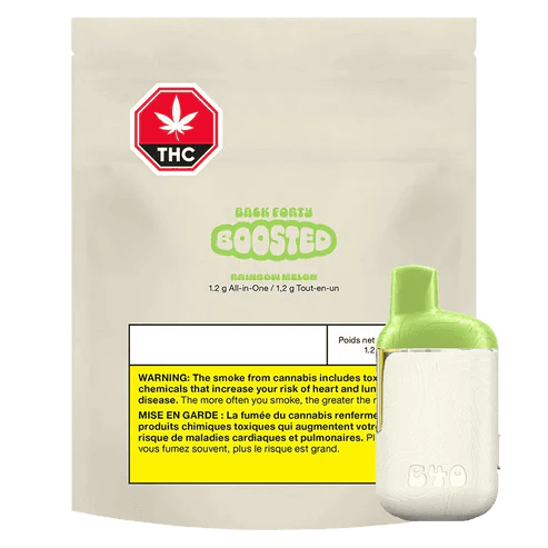 Back Forty Rainbow Melon Boosted Disposable Vape 1.2g